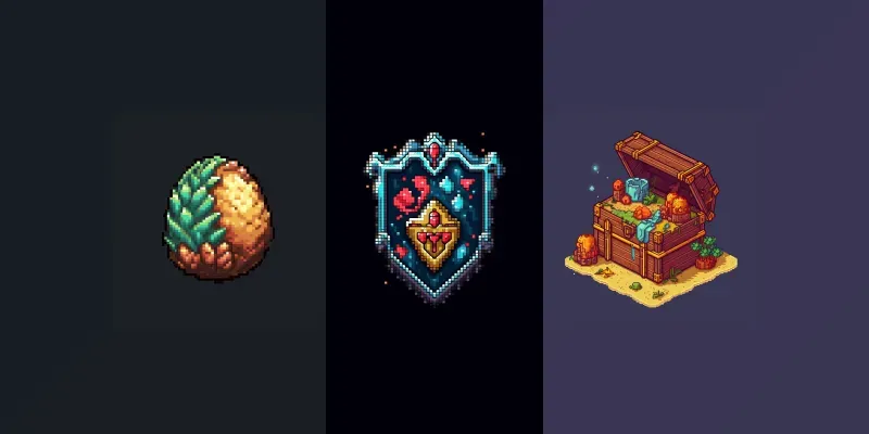 Fantasy Pixel Art Environments Midjourney Prompt | PromptBase