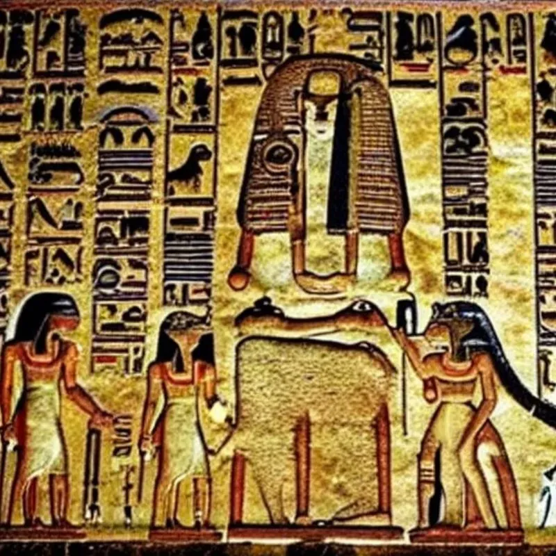 Vibrant Hieroglyphs Stable Diffusion Prompt | PromptBase