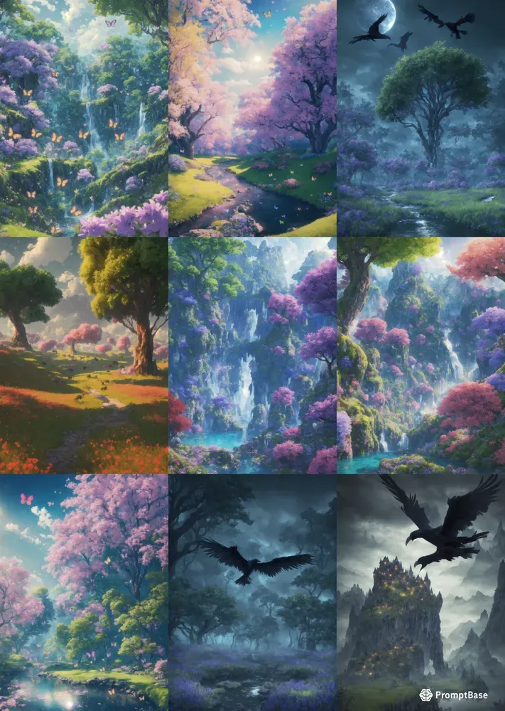 Best Magical Landscapes Stable Diffusion Prompt | PromptBase