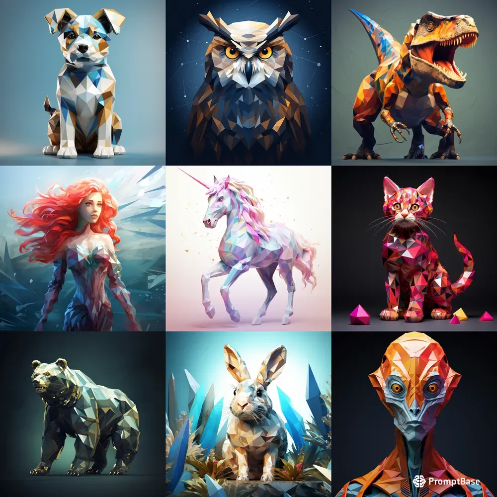 3D Animal Portraits Midjourney Prompt | PromptBase