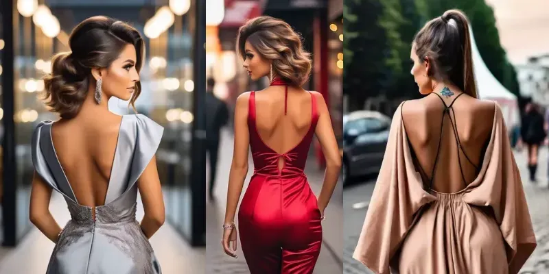 Open Back Outfits Backless Dresses Stable Diffusion Prompt | PromptBase