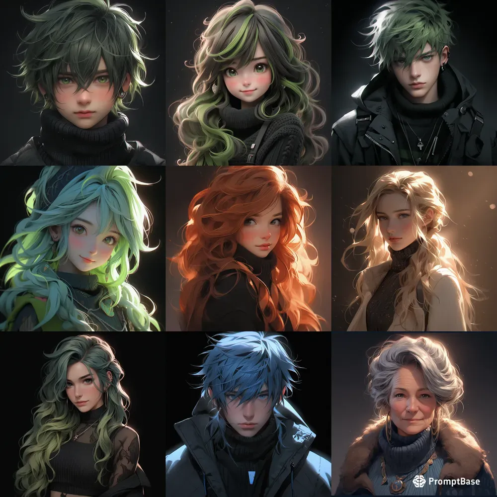 3D Anime Realistic Portraits Midjourney Prompt | PromptBase
