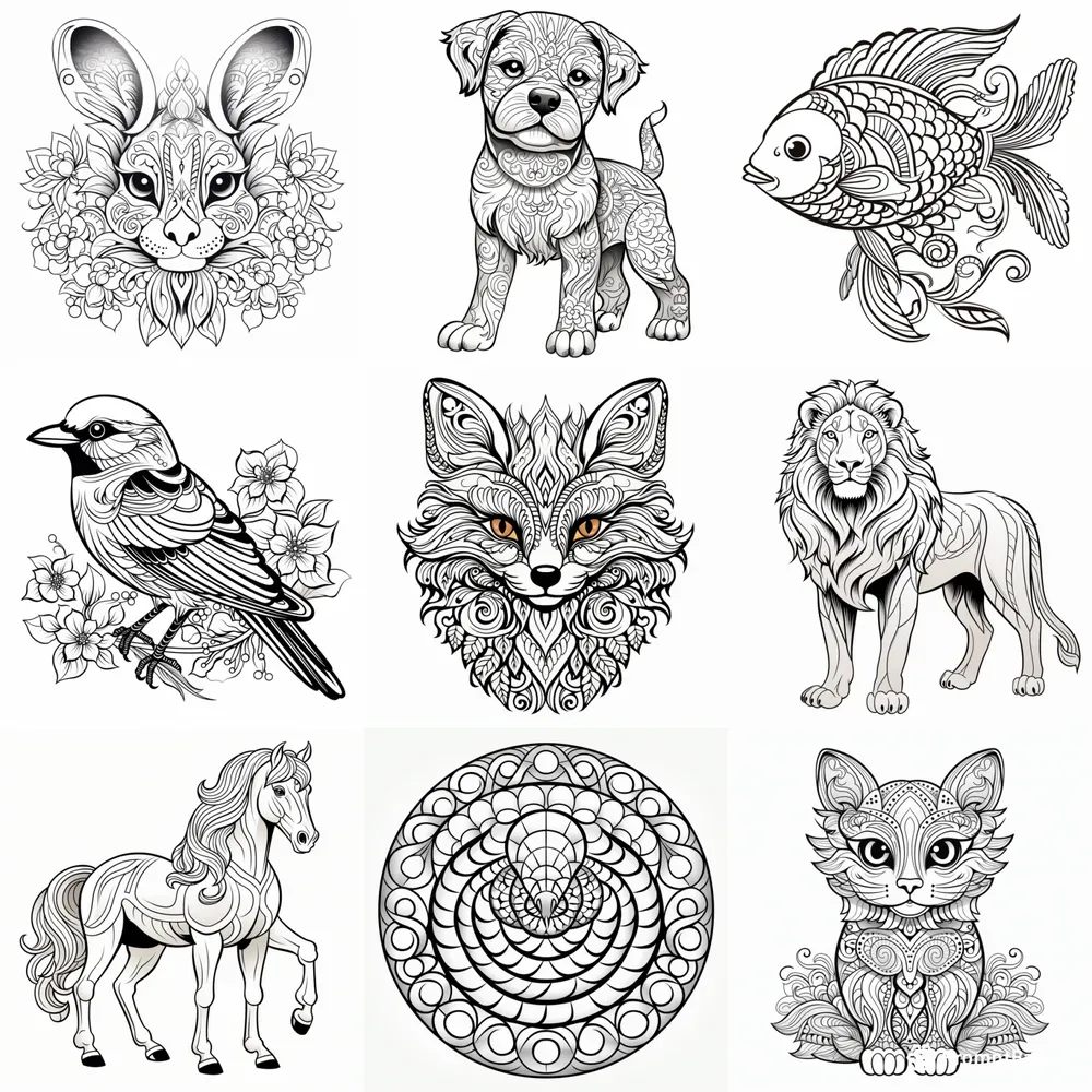 Mandala Art Style Children Coloring Books Midjourney Prompt PromptBase Mandala art style children coloring books midjourney prompt promptbase