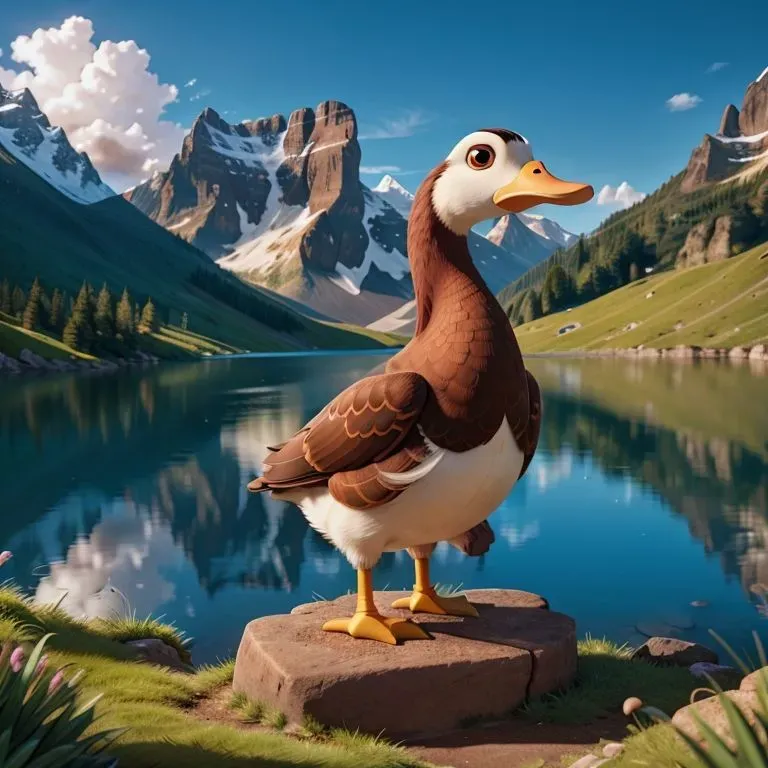 Worlds Of Mountain Animals Stable Diffusion Prompt | PromptBase