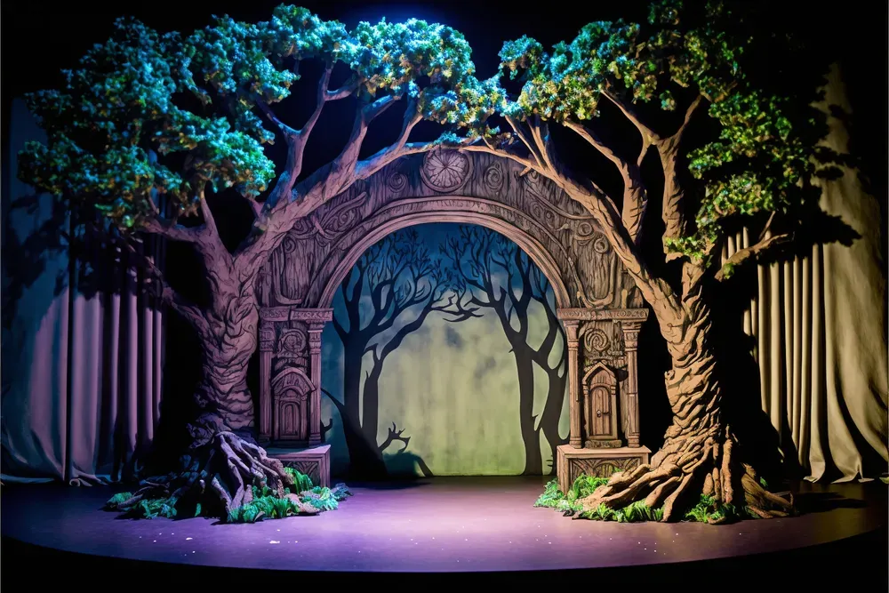 Theater Stage Play Set Designs Midjourney Prompt PromptBase