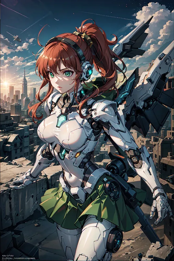 Mecha Style Anime Girls Stable Diffusion Prompt | PromptBase