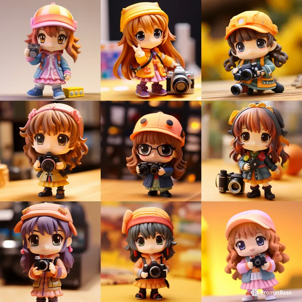 Chibi Anime Figures Midjourney Prompt PromptBase