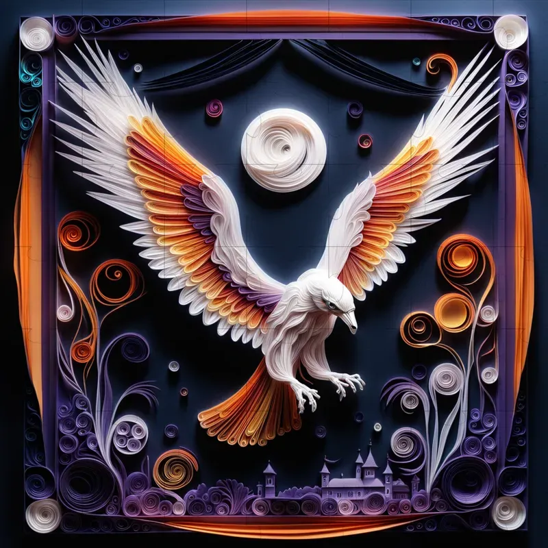 Fantasy Paper Quilling Art Stable Diffusion Prompt | PromptBase
