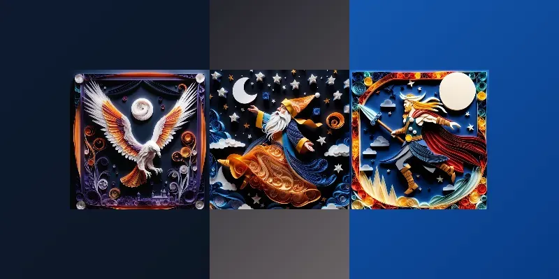 Fantasy Paper Quilling Art Stable Diffusion Prompt | PromptBase