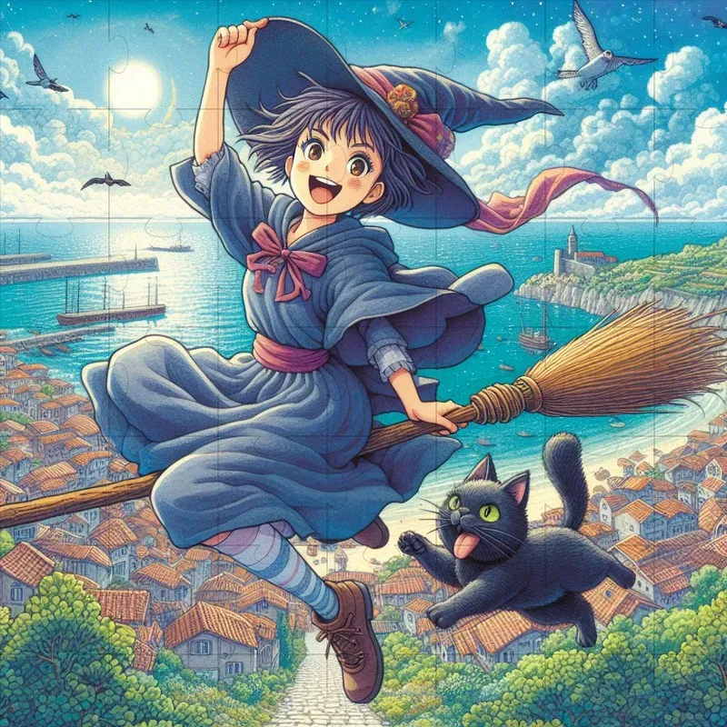 Miyazaki Style Illustrations DALL·E Prompt | PromptBase