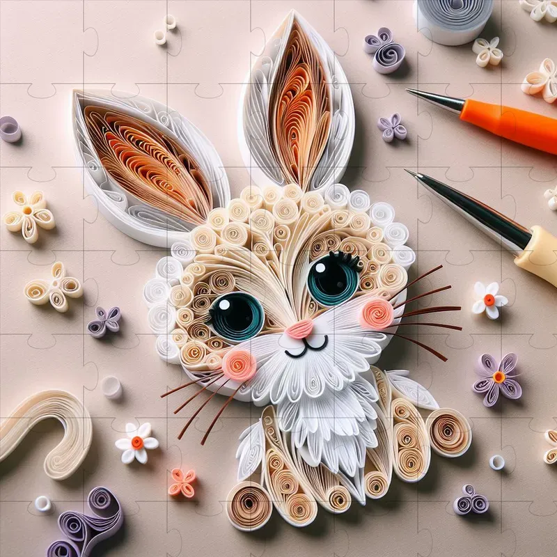 Animal Paper Quilling Art DALL·E Prompt | PromptBase