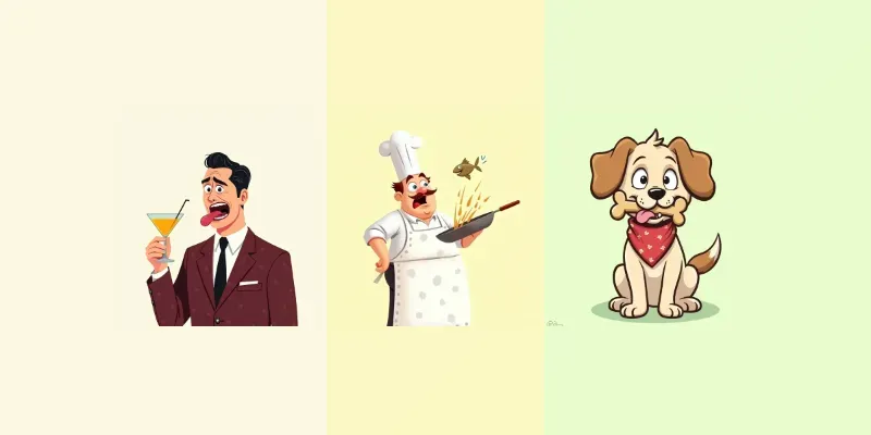 Humorous Cartoon Character Reactions FLUX Prompt | PromptBase