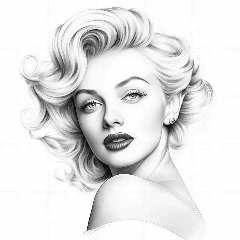 Celebrity Pencil Drawing Portraits Midjourney Prompt PromptBase