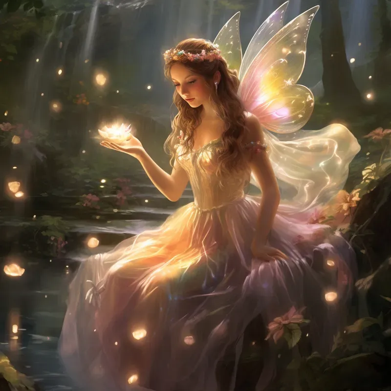 Whimsical Fairy Tale Illustrations Midjourney Prompt | PromptBase