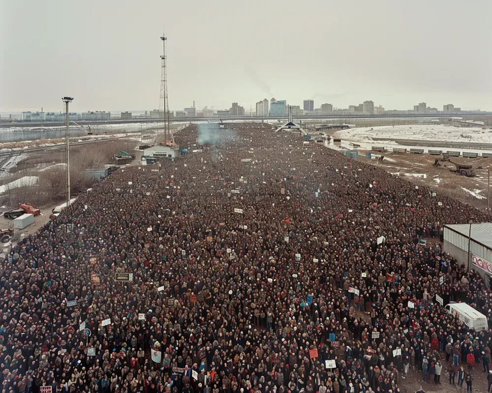 Alt Crowd Giant Crowd Photographs Midjourney Prompt | PromptBase
