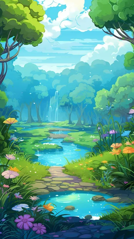 Mobile Game Pixel Art Backgrounds Midjourney Prompt | PromptBase