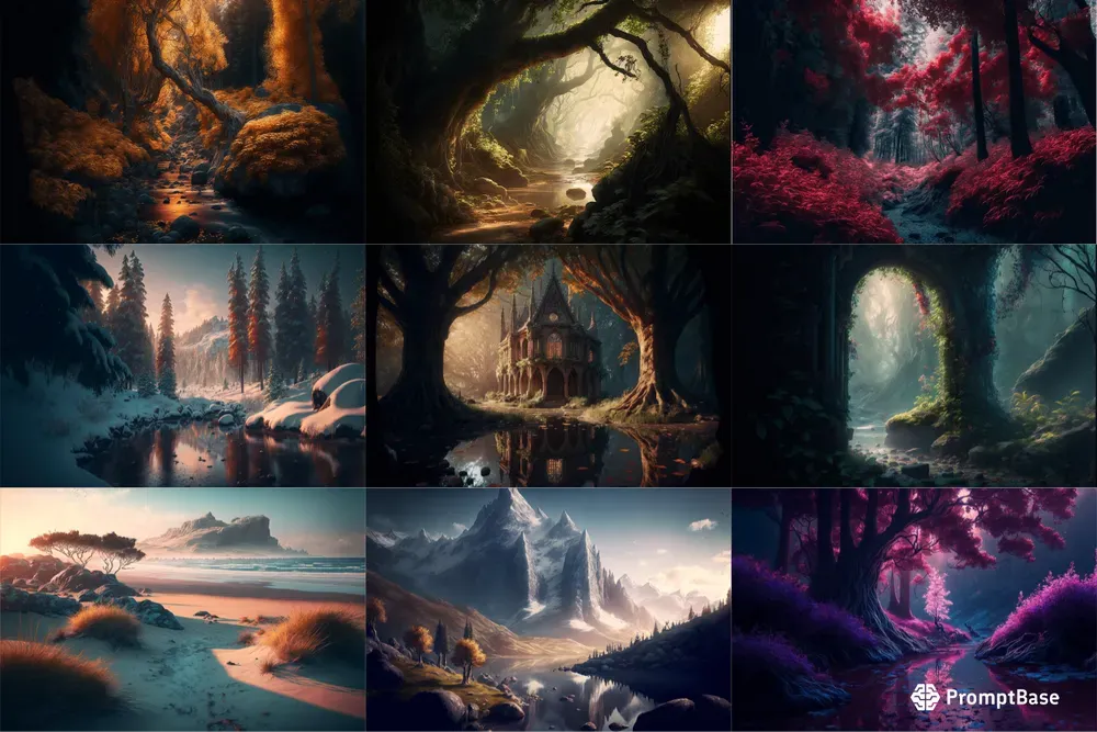 Fantasy Zoom Wallpapers Midjourney Prompt PromptBase