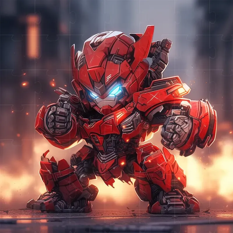 chibi-transformers-mini-heroes-midjourney-prompt-promptbase