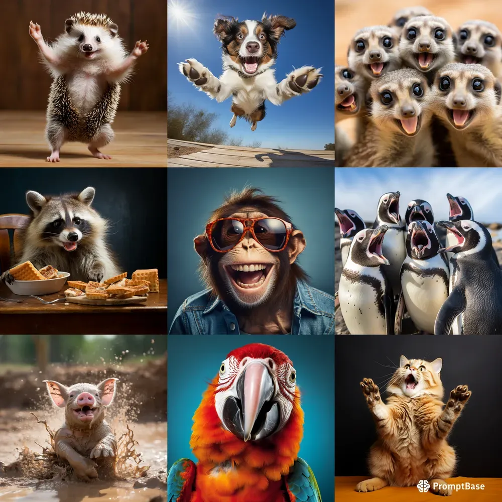 Funny Animals Stock Photos Midjourney Prompt PromptBase