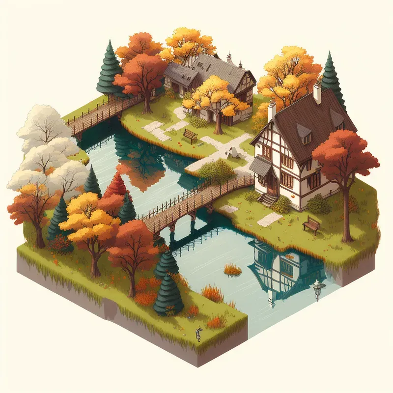 3D Game Buildings Assets Midjourney Prompt | PromptBase