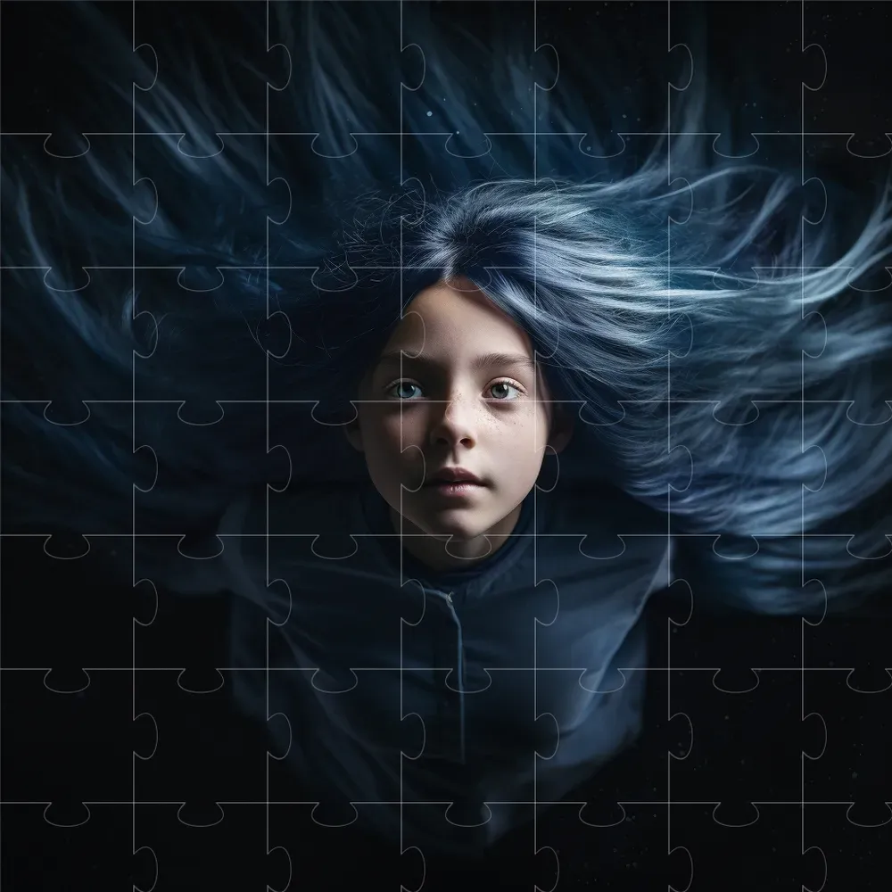 Amazing Zero Gravity Hair Photographs Midjourney Prompt PromptBase