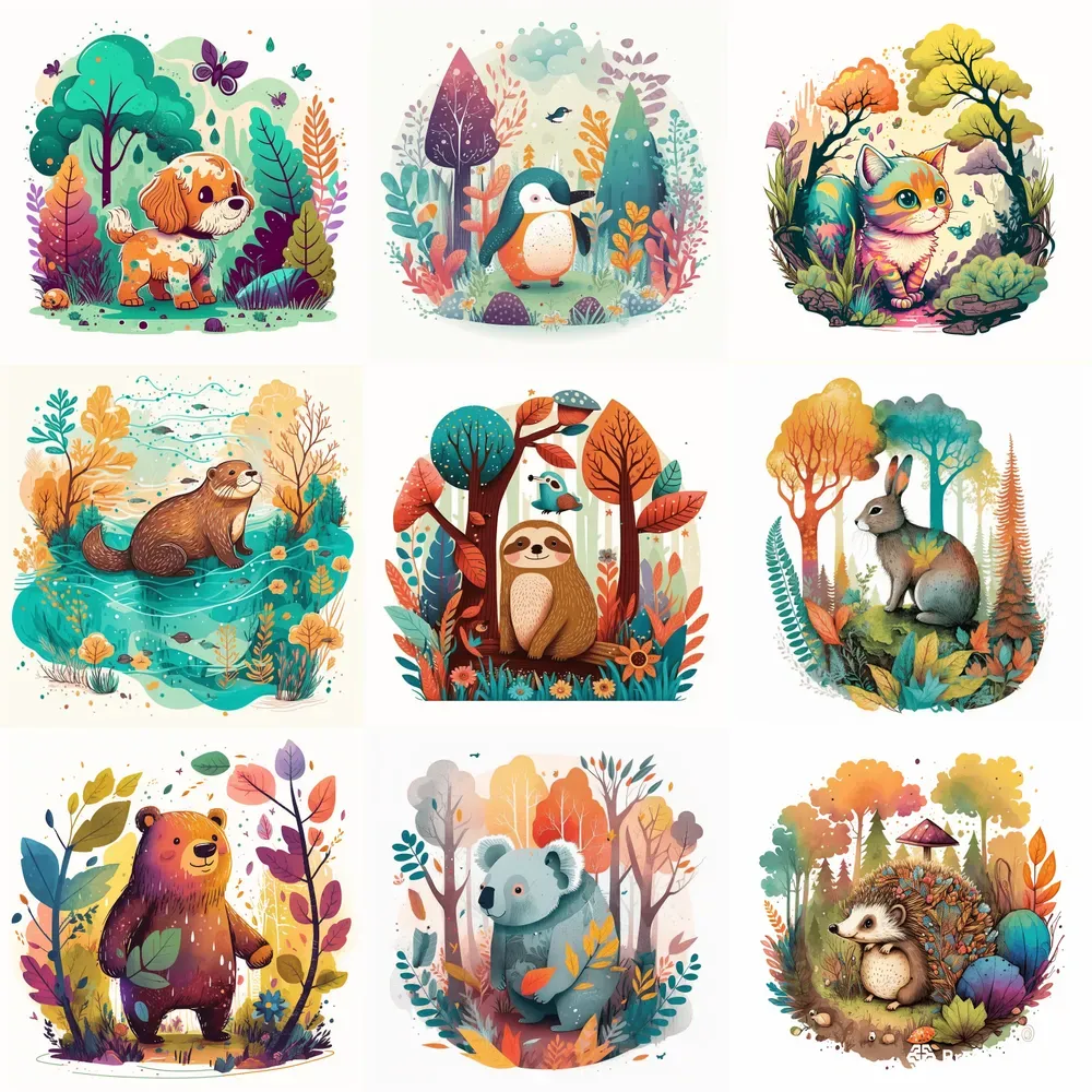 Whimsical Children Book Illustrations Midjourney Prompt | PromptBase