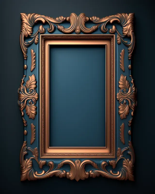 Luxury Detailed Frame Mockups Midjourney Prompt | PromptBase