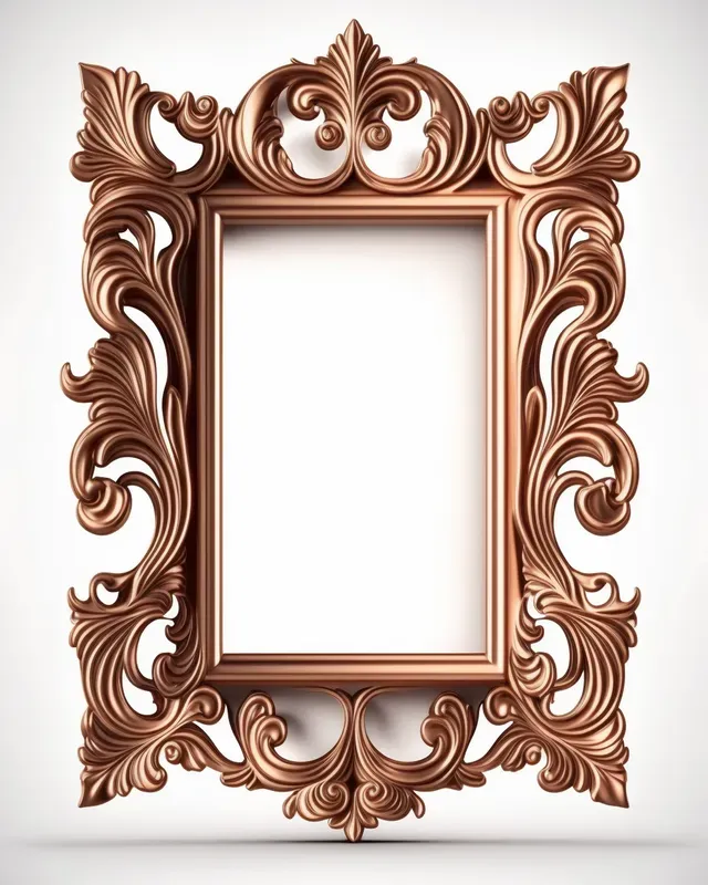 Luxury Detailed Frame Mockups Midjourney Prompt | PromptBase