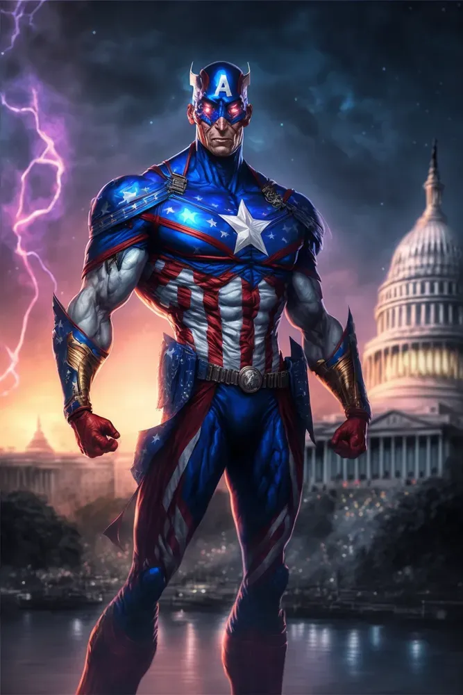 Male Super Heroes For Countries Midjourney Prompt | PromptBase