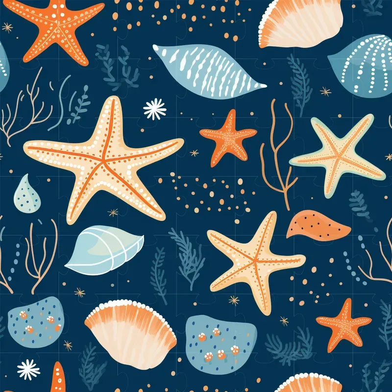 Ocean Creature Patterns Midjourney Prompt | PromptBase