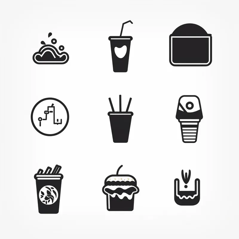 Minimalist Iconic Logos Midjourney Prompt | PromptBase