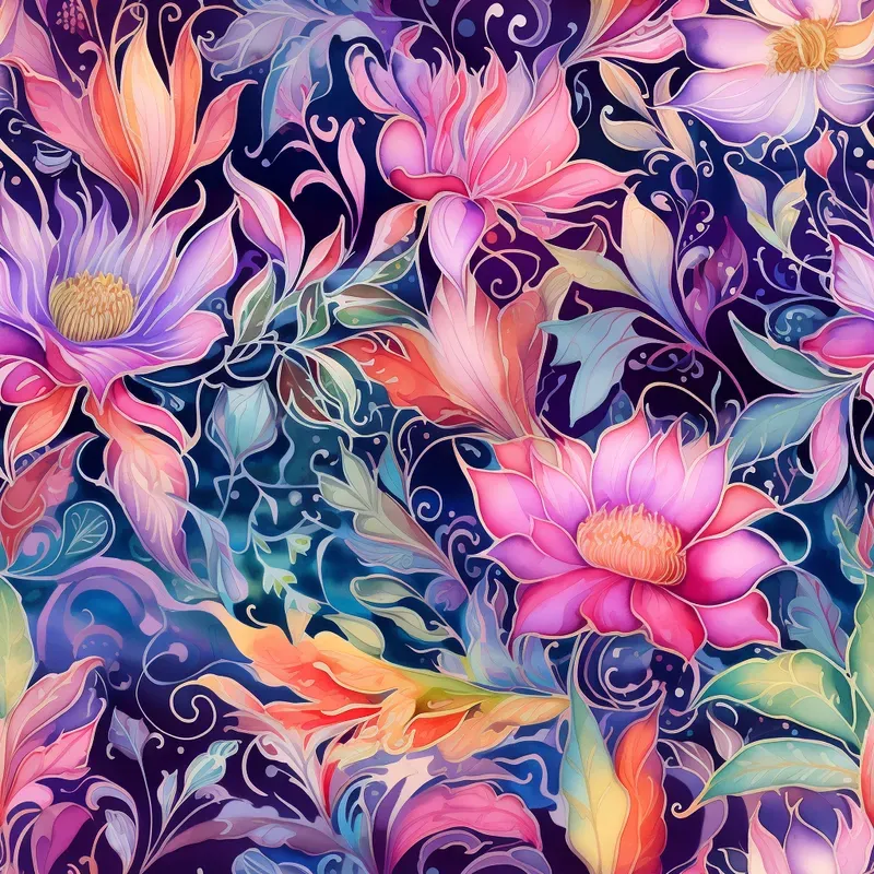 Whimsical Flower Fairytale Wallpapers Midjourney Prompt | PromptBase