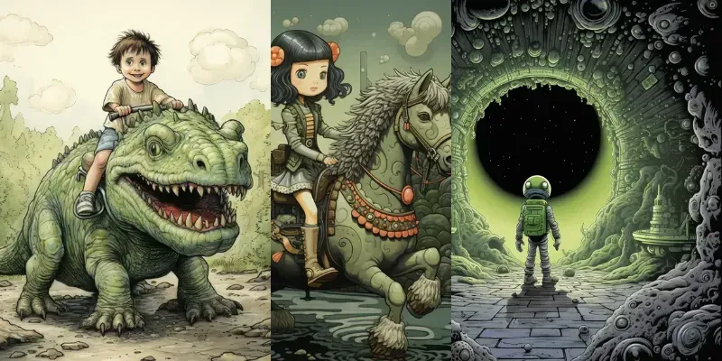 Children Book Illustration Wall Art Midjourney Prompt | PromptBase