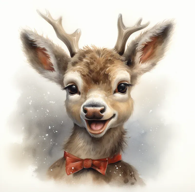 Watercolor Clip Art Christmases Midjourney Prompt | PromptBase