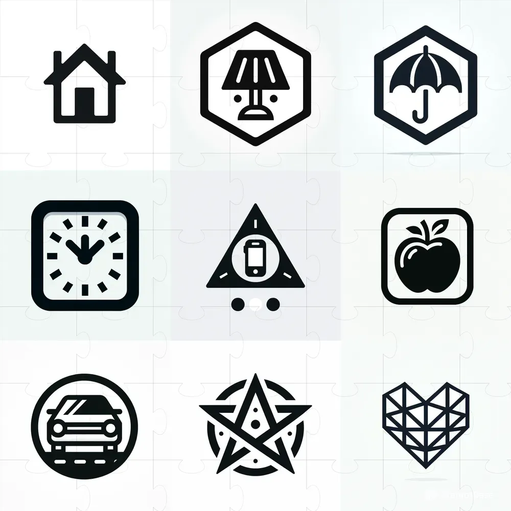 Minimalist Object Icons DALL·E Prompt | PromptBase
