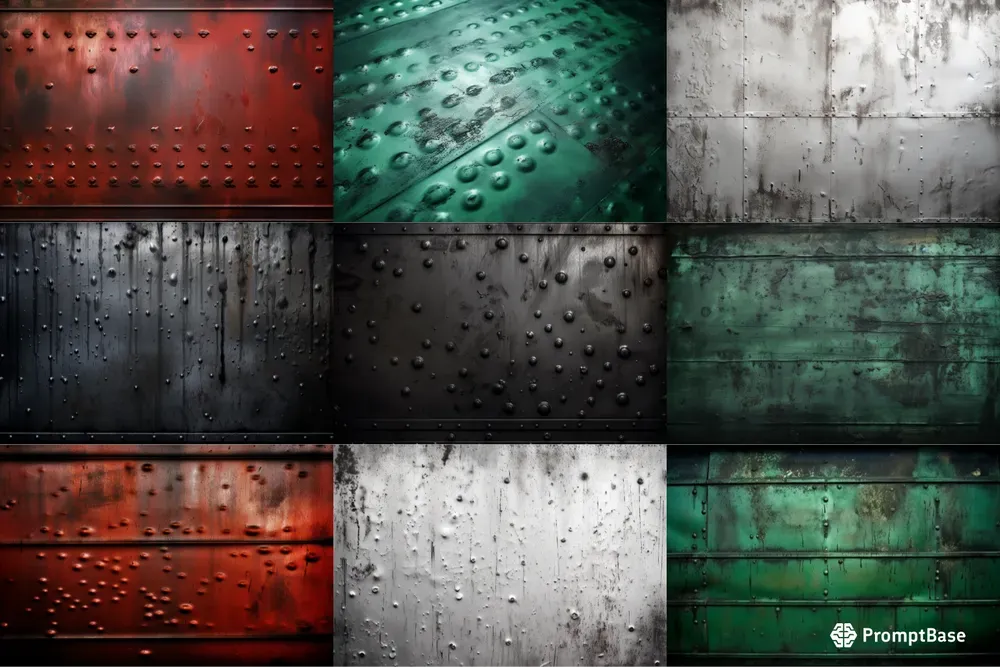 Alt Texture Industrial Metal Textures Midjourney Prompt | PromptBase