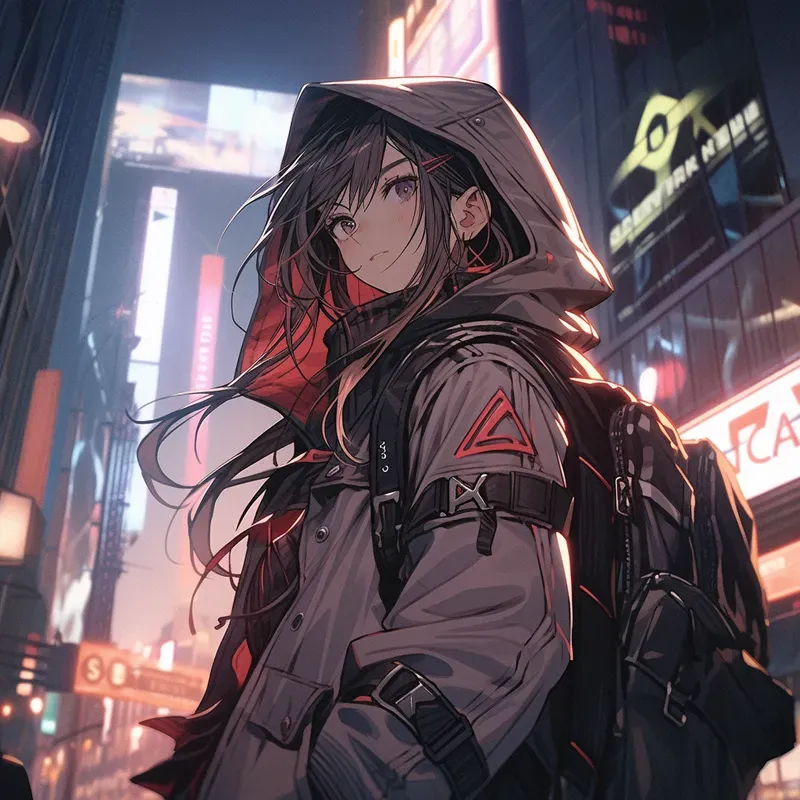 Anime Characters Style Cyberpunk Midjourney Prompt | PromptBase