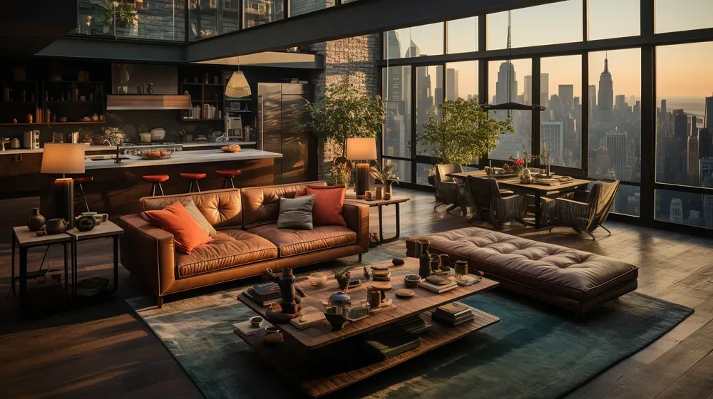 Stunning Vintage Luxury City Penthouse image