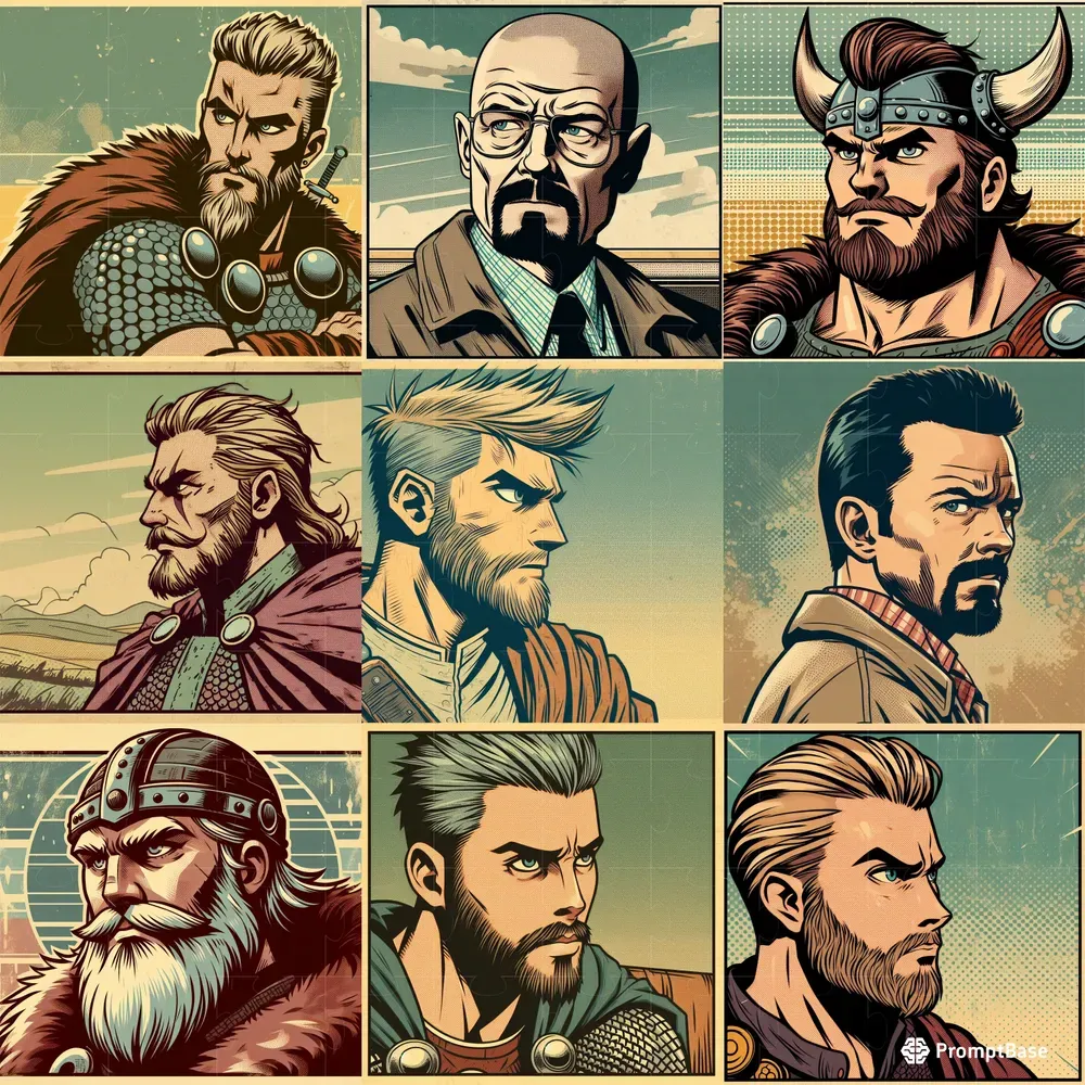 Retro Comic Clashes Nostalgia Meets DALL·E Prompt PromptBase