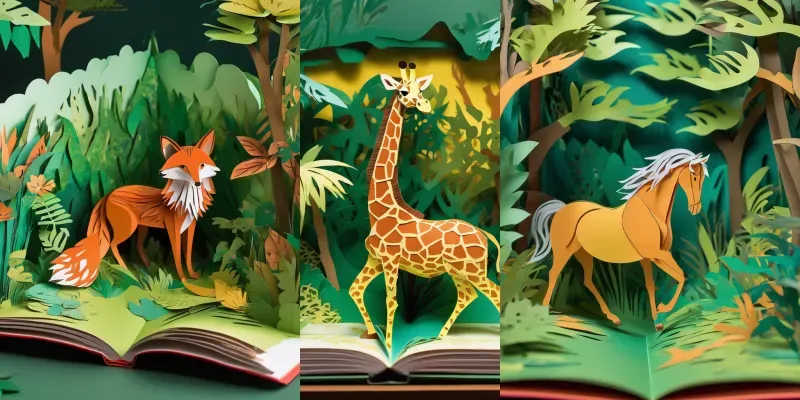Animals In The Books Stable Diffusion Prompt | PromptBase