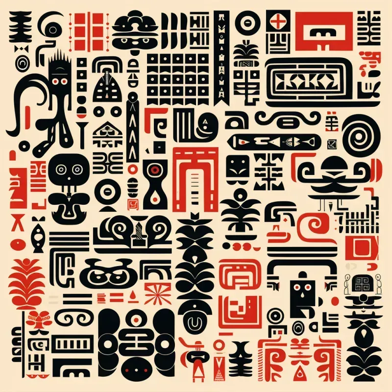 Pendleton Inspired Pattern Artwork Midjourney Prompt PromptBase