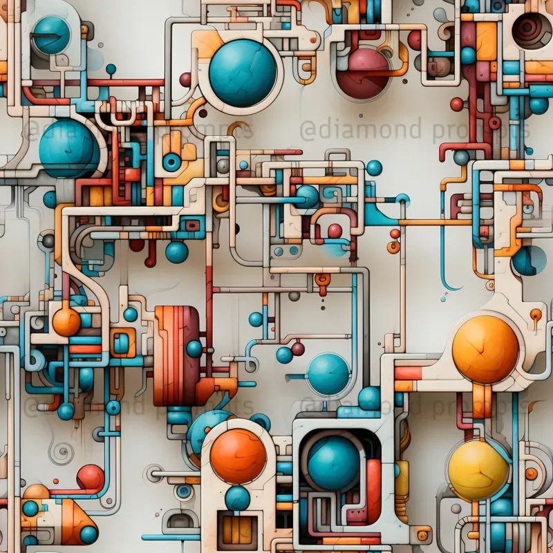 Geometric Enigma Patterns Midjourney Prompt | PromptBase