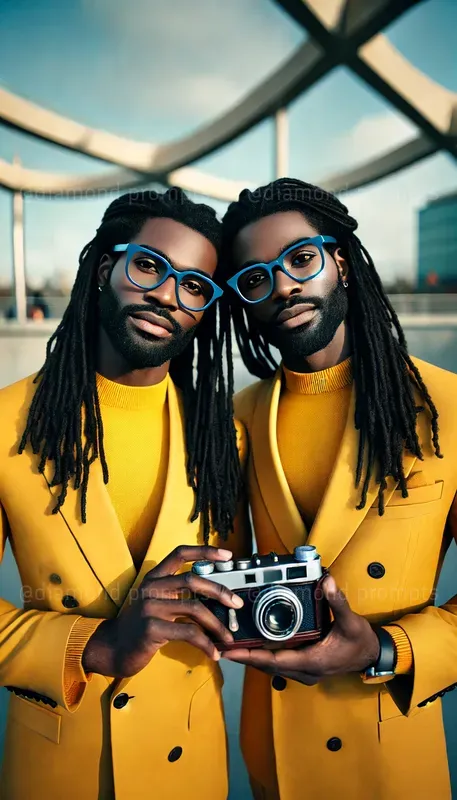 The Symmetry Of Siblings DALL·E Prompt | PromptBase