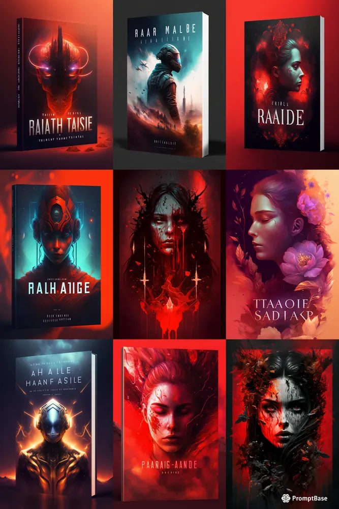 Thriller Book Cover Designs Midjourney Prompt | PromptBase