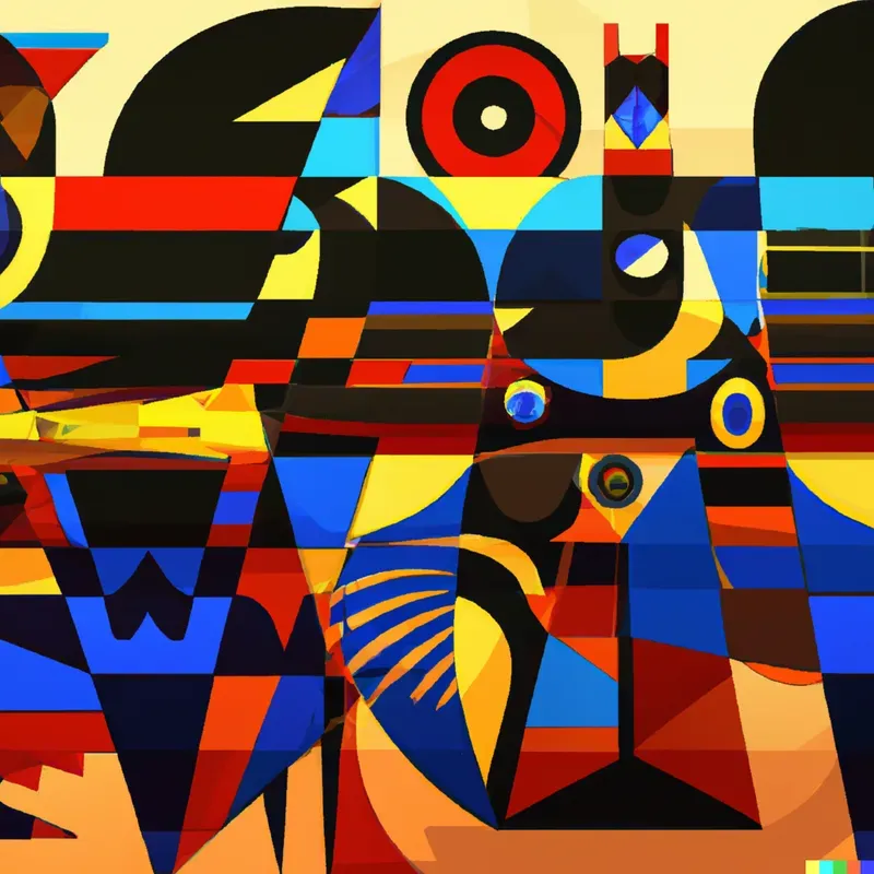 Balanced Abstract The Vibrant Balances Of Abstract Forms DALL·E Prompt | PromptBase