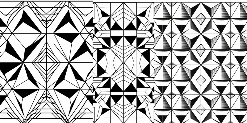 Simple 2D Pattern Coloring Pages Midjourney Prompt | PromptBase