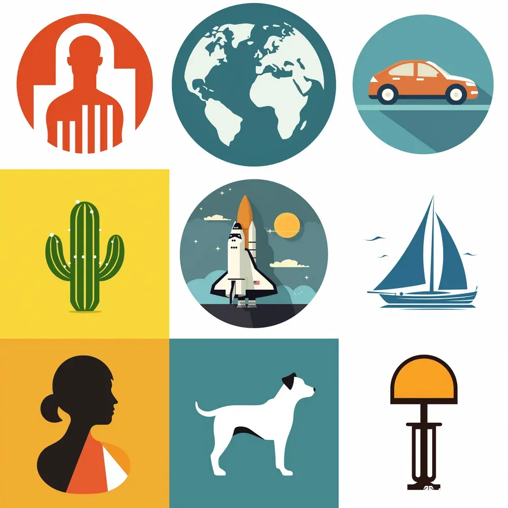 Simple Vector Images Midjourney Prompt | PromptBase