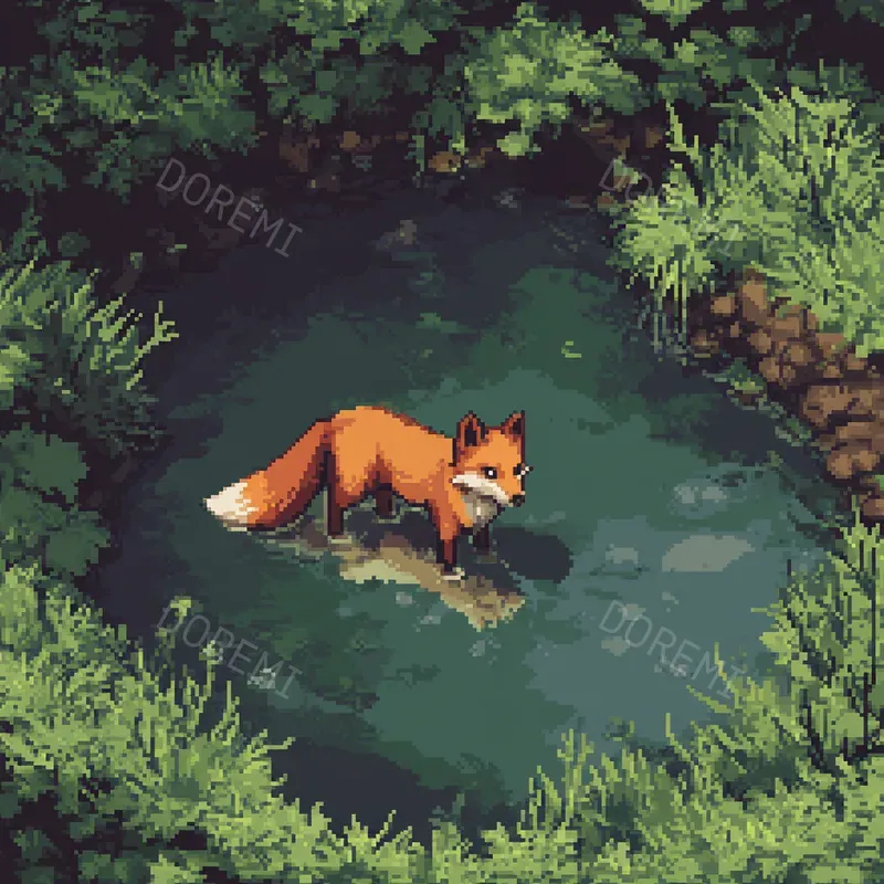 Pixel Art Of Game Scenes Midjourney Prompt | PromptBase