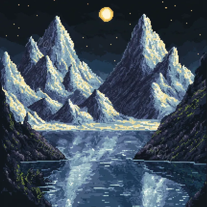 Pixel Art Of Game Scenes Midjourney Prompt | PromptBase