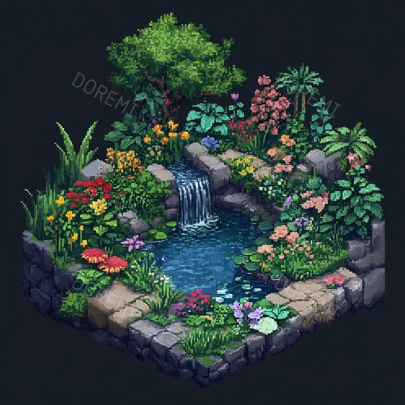 Pixel Art Of Game Scenes Midjourney Prompt | PromptBase